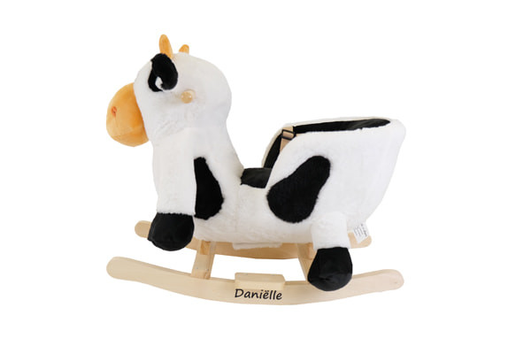 Hollandse koe met naamsticker