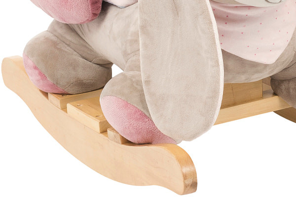 Stevig houten onderstel.