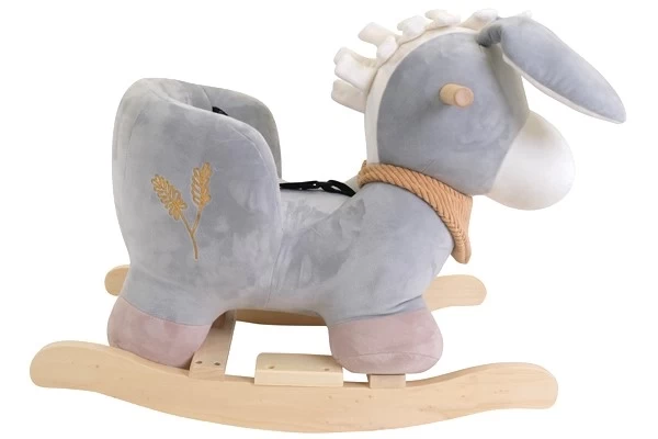 Zachte ezel van pluche