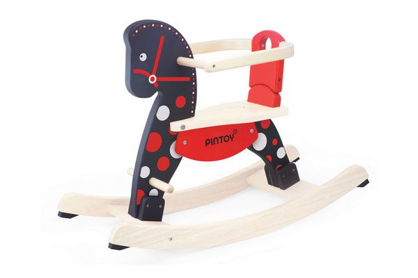 Schommelpaard Pintoy Black Dots.