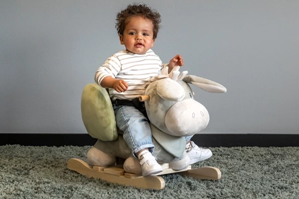 Peppe is 1 jaar en 77 cm lang