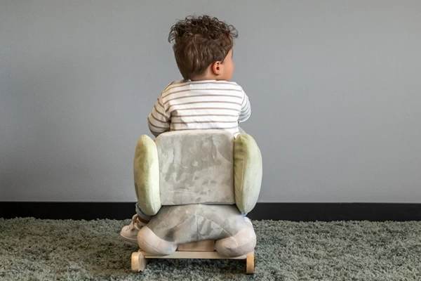 Stevig zitje met rugleuning