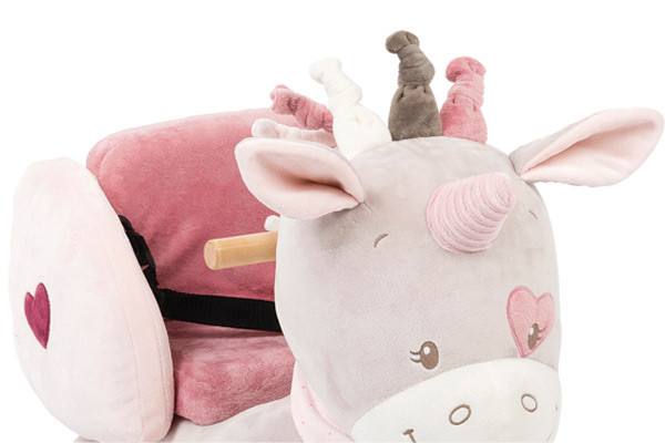 Pluche en zachte bekleding.